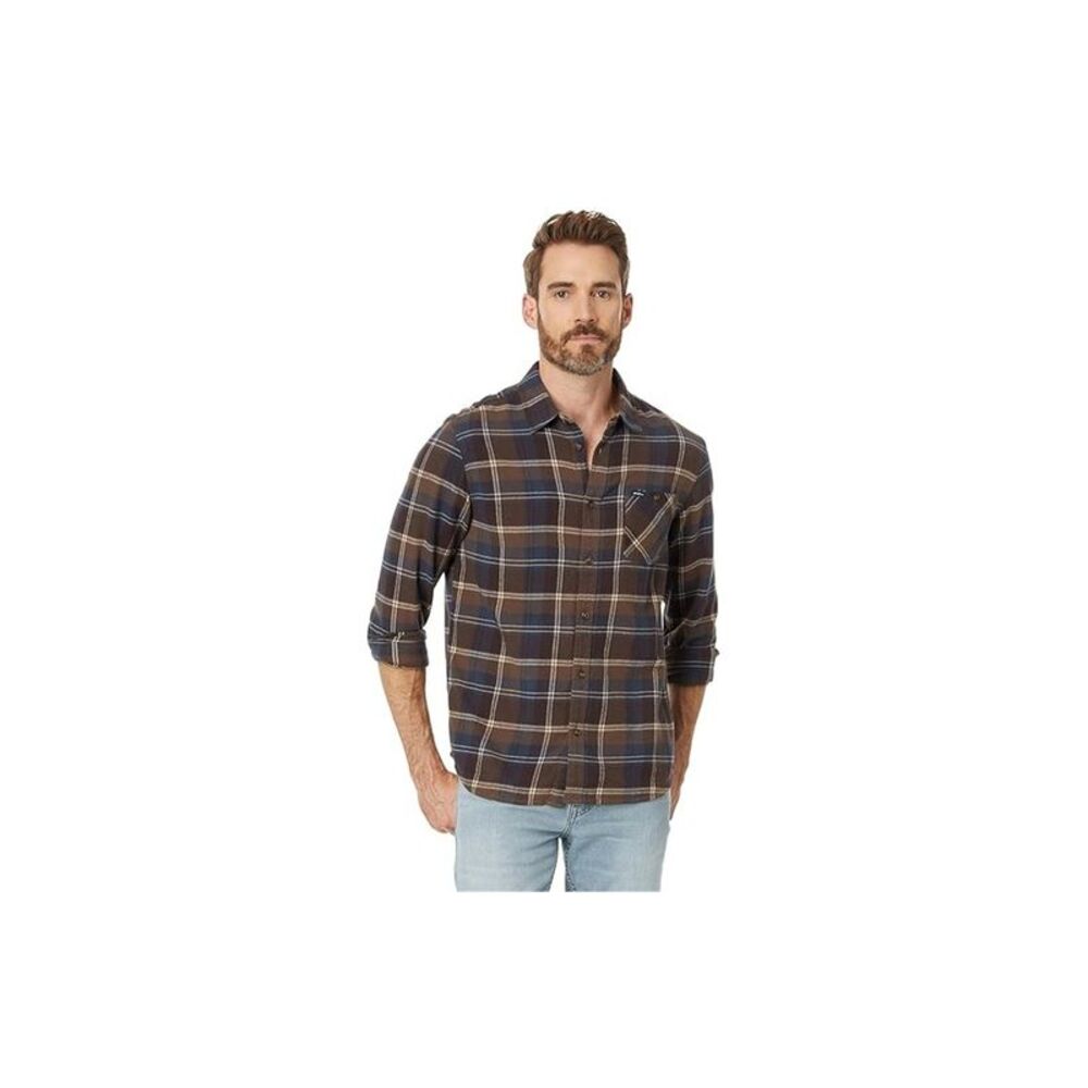 O'Neill Mens Redmond Plaid Standard Fit Button Up Shirt, NWT